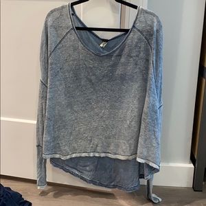 Blue long sleeve shirt